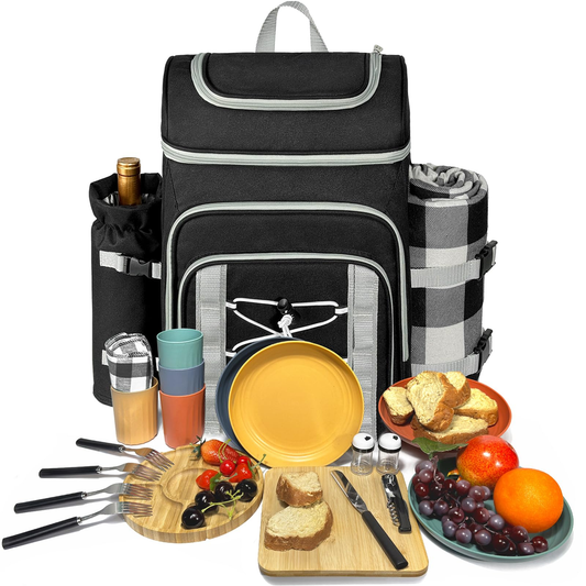 Compact Picnic Basket - 2 Pack