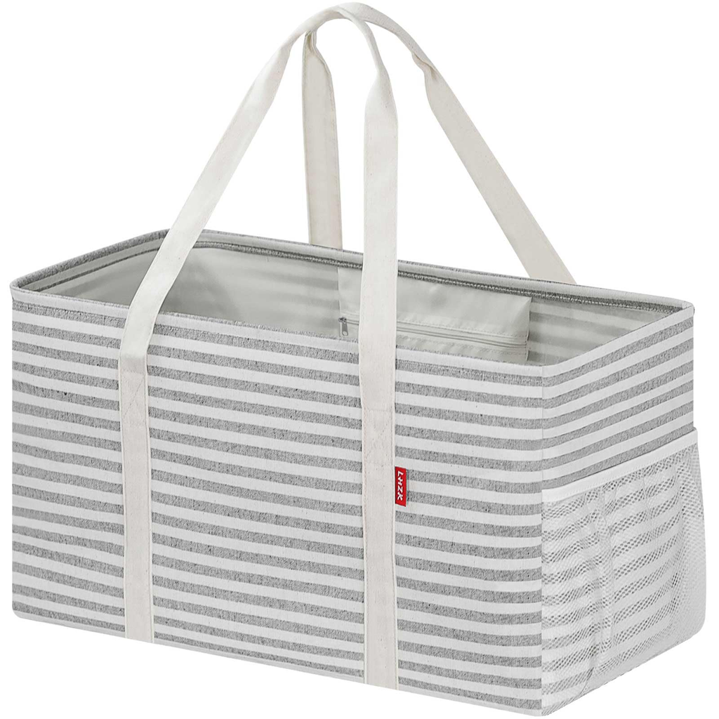 Patterned Outdoor Utility Tote - Green
