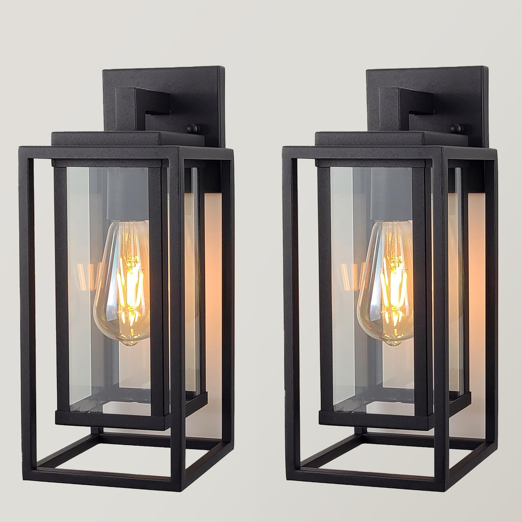 Indoor Outdoor Lantern - Black