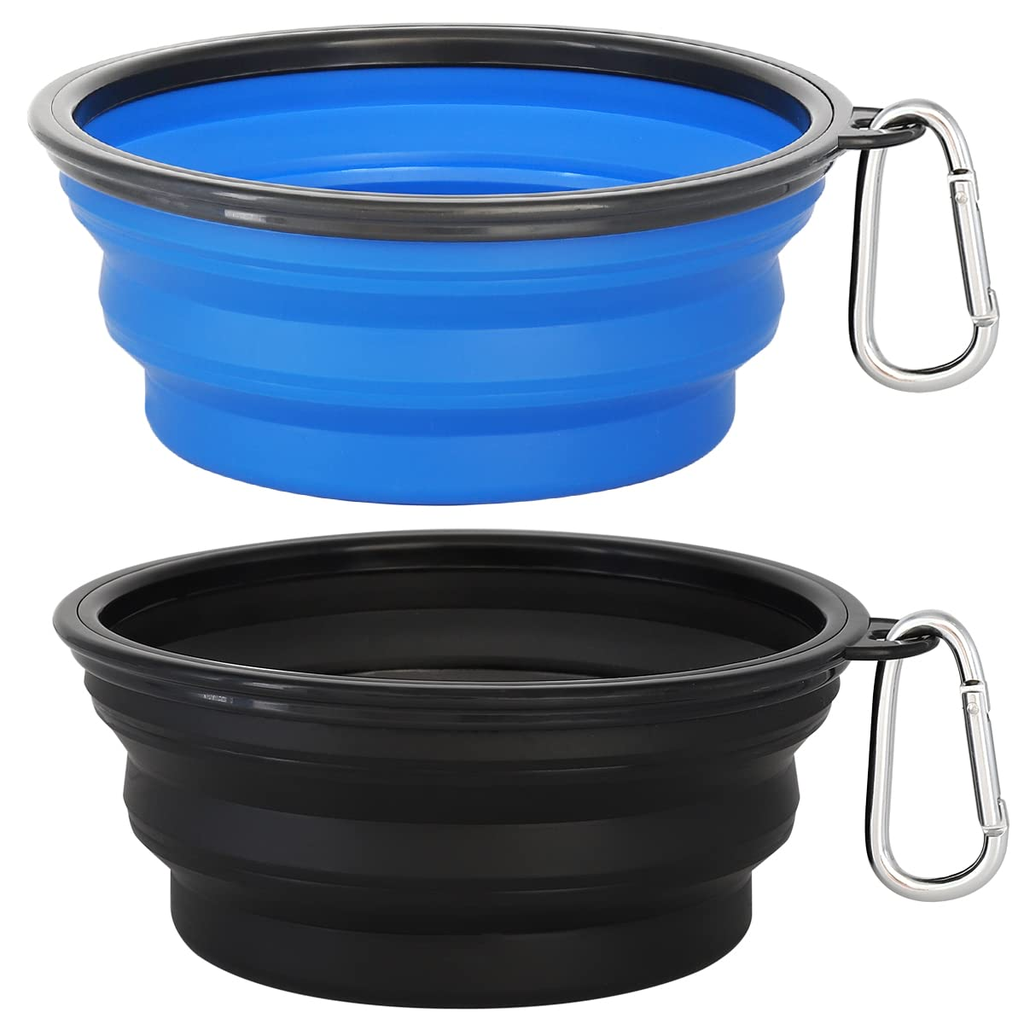 Simple Collapsible Dog Bowl - Beige