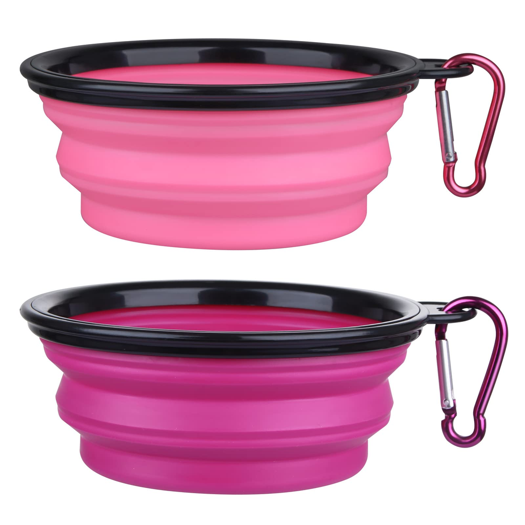 Simple Collapsible Dog Bowl - Olive
