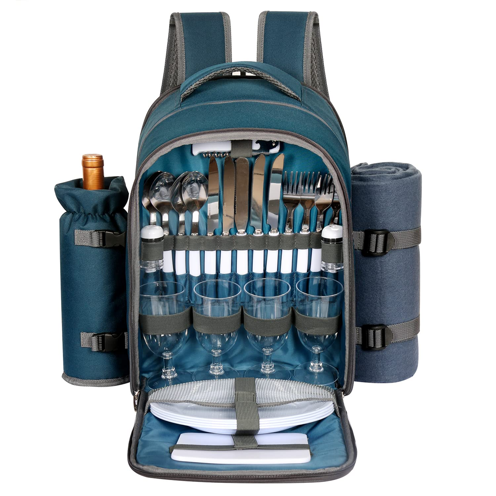 Compact Picnic Basket - 4 Pack