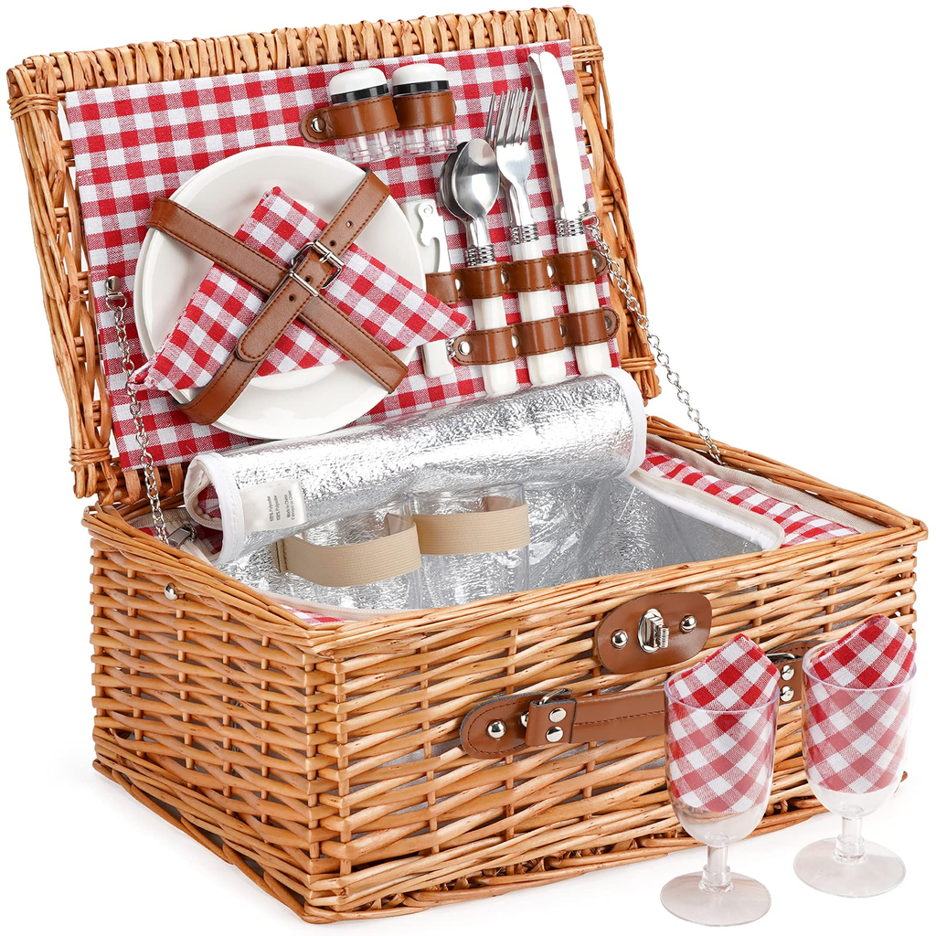 Compact Picnic Basket - Assorted